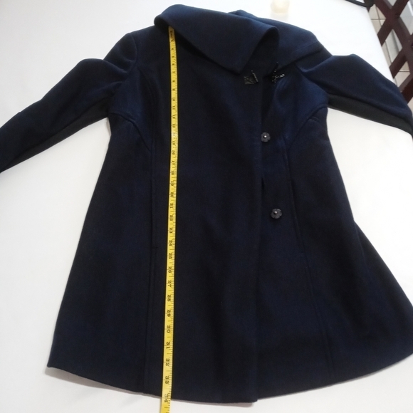 Sam Edelman Kit Asymmetrical Wool Blend Coat Size Small - Picture 9 of 14